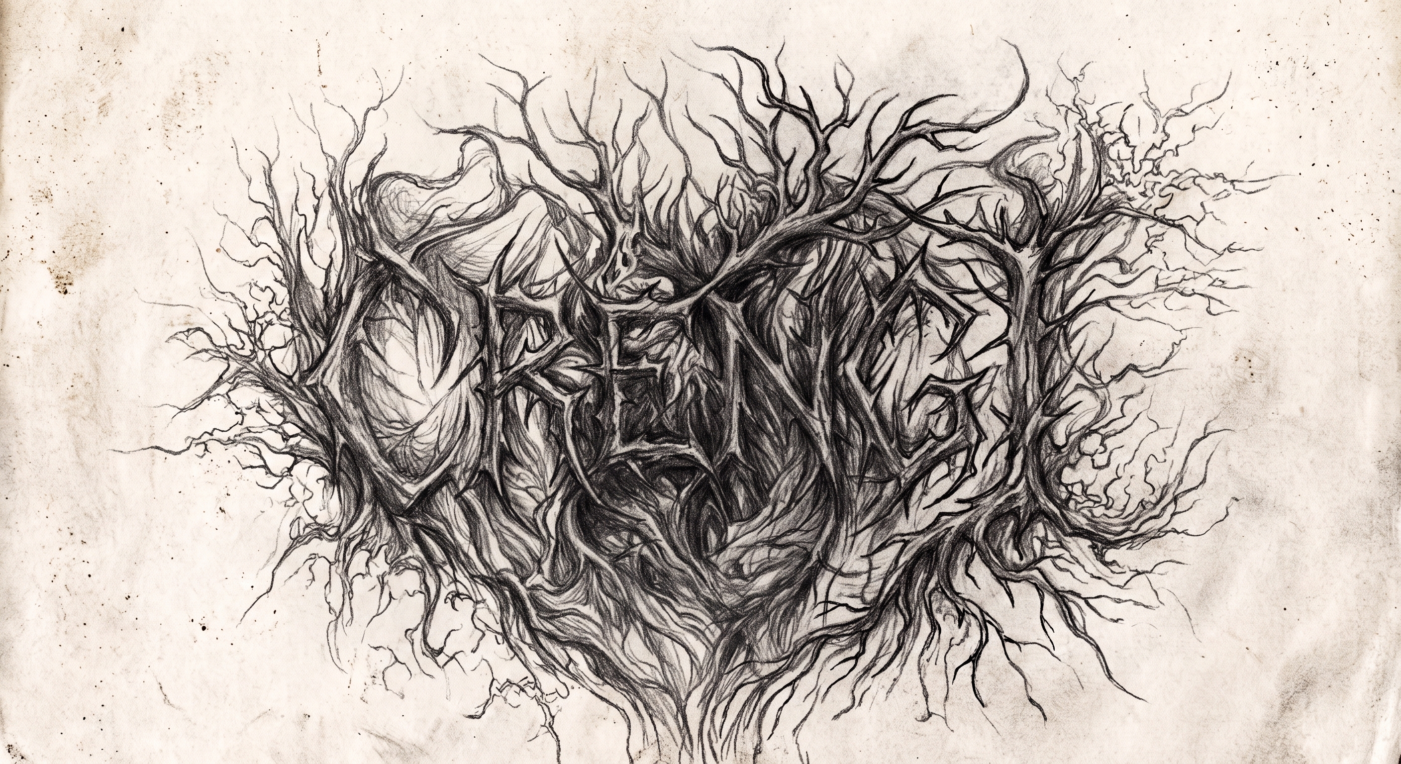 Crengi wordmark in a hand-drawn tree of branches and roots